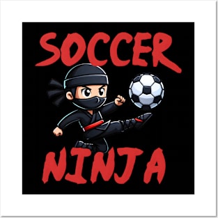 soccer ninja Posters and Art